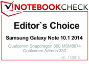 Editor's Choice em novembro 2013: Samsung Galaxy Note 10.1