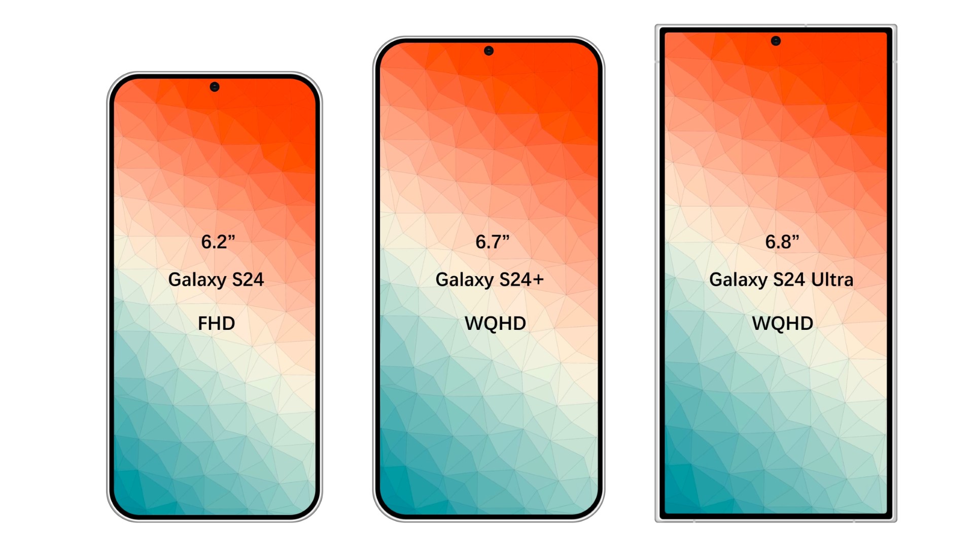 Samsung Galaxy S24, Galaxy S24 Plus e Galaxy S24 Ultra serão