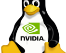 Os drivers da Nvidia no Linux agora usam como padrão os módulos do kernel da GPU de código aberto. (Fonte da imagem: logotipo da Nvidia e Tux, Wikimedia Commons)