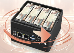 Quatro slots de armazenamento M.2 2280 fazem deste um NAS potente em um formato semelhante ao de um Intel NUC (Fonte da imagem: CWWK)