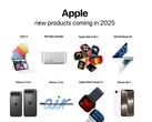 Apple introduzirá muitas coisas novas em 2025, como resume o analista da Bloomberg Mark Gurman. (Fonte da imagem: @theapplehub, editado)