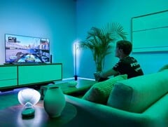 A versão 2.4.2 do firmware está sendo lançada para a caixa de sincronização Philips Hue Play HDMI 8K (acima) e o modelo 4K mais antigo. (Fonte da imagem: Philips Hue)