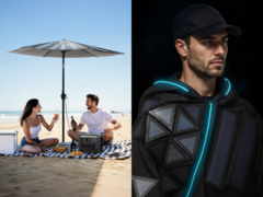 A Anker apresentou o Solix Solar Umbrella e o Solix Solar Cloak. (Fonte da imagem: Anker)