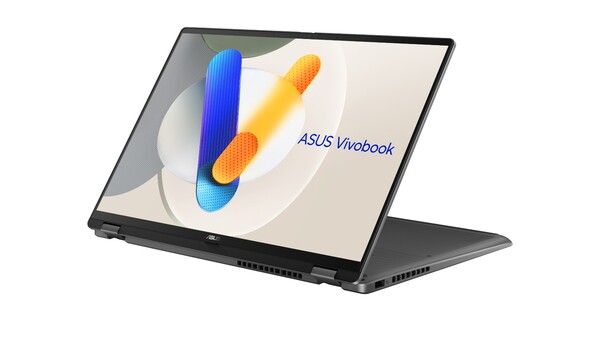 O Asus Vivobook 16 Flip tem uma tela Lumina OLED. (Fonte da imagem: Asus)