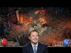 Elon Musk confessou ter trapaceado em Path of Exile 2 e Diablo 4. (Fonte da imagem: Pixabay, Tumisu / YouTube, WoldGamerSK)