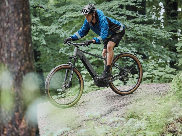 A mountain bike elétrica Crivit Peak 709 (Fonte da imagem: Lidl)