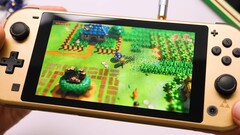 Edição Hyrule do Switch Lite com mods (Fonte da imagem: Taki Udon no Youtube)