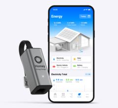 O Homey Energy Dongle monitora o consumo de energia de sua casa. (Fonte da imagem: Homey)