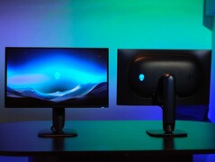 Monitor Alienware AW2725Q 4K OLED frente e verso (Fonte da imagem: Alienware)