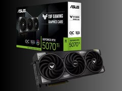 Asus GeForce RTX 5070 Ti Tuf O16G listing (Fonte da imagem: TopAChat)