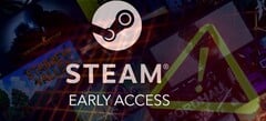 O Steam alerta os jogadores sobre possíveis abandonwares com um novo aviso de &quot;última atualização&quot; nos jogos de acesso antecipado (Fonte da imagem: Steam - Editado)