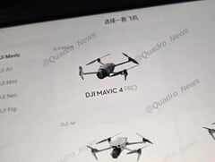 O Mavic 4 Pro é um dos vários drones de consumo que a DJI deve lançar ainda este ano. (Fonte da imagem: @Quadro_News)