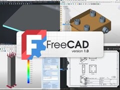 A versão 1.0 do FreeCAD foi finalmente lançada com grandes melhorias de qualidade de vida. (Fonte da imagem: FreeCAD - editado)