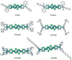 Os tiazóis[5,4-d]tiazóis são muito eficazes na conversão da luz ambiente em eletricidade - o TTP-DPA é o melhor. (Fonte da imagem: ACS Applied Materials &amp; Interfaces)