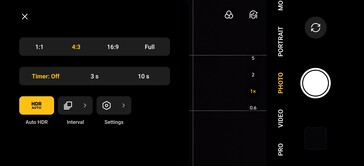 Camera UI: Modo de foto