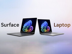 O novo Surface Laptop troca os processadores Intel Meteor Lake e Snapdragon X pelos processadores Lunar Lake. (Fonte da imagem: Microsoft)