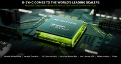 O Nvidia G-Sync agora será executado diretamente nos dimensionadores de tela MediaTek sem a necessidade de um módulo dedicado. (Fonte da imagem: Nvidia)