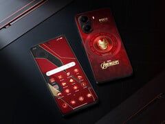 O Poco X7 Pro Iron Man Edition está disponível globalmente, ao contrário de alguns dos smartphones anteriores da Xiaomi com tema da Marvel. (Fonte da imagem: Xiaomi)