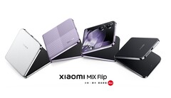 O Xiaomi MIX Flip é o primeiro smartphone dobrável da Xiaomi no estilo clamshell. (Fonte da imagem: Xiaomi).