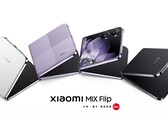 O Xiaomi MIX Flip é o primeiro smartphone dobrável da Xiaomi no estilo clamshell. (Fonte da imagem: Xiaomi).