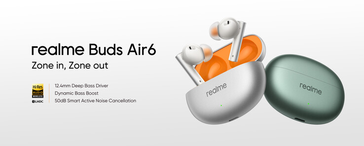 A Realme traz o Buds Air6 para a Índia. (Fonte: Realme)