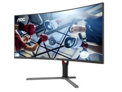 O mais recente monitor para jogos de 34 polegadas da AOC combina uma resolução de 1440p com uma taxa de atualização de 180 Hz. (Fonte da imagem: AOC)