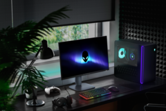 O monitor para jogos Alienware AW2725DM (foto) suporta tanto o Nvidia G-Sync quanto o AMD FreeSync. (Fonte da imagem: Alienware)