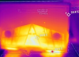 Temperaturas das costas (teste de estresse)