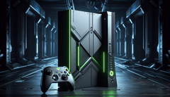 O Xbox Series X foi lançado em novembro de 2020 - 7 anos após o lançamento do Xbox One. (Fonte: DallE 3)
