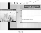 O método da Microsoft para permitir a emulação por toque em um display sem toque (Fonte: Patent Scope).