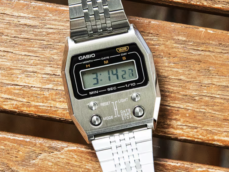 O Casio Vintage A1100D-1 - uma reedição do 52QS-14B da década de 1970. (Fonte da imagem: Casio)