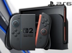 A Nintendo aparentemente quer que o Switch 2 fique muito à frente do PS6 em unidades vendidas. (Fonte da imagem: Nintendo/Tech Blood - editado)