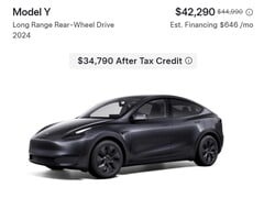 A Tesla agora oferece o Model Y em estoque por menos de US$ 35.000 (Fonte da imagem: Tesla)