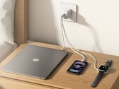 O novo carregador de parede Belkin BoostCharge Pro 3-Port GaN 70W. (Fonte da imagem: Belkin)