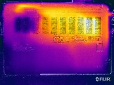 Teste de estresse de temperatura da superfície (parte inferior)