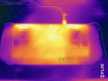 Teste de estresse de temperatura da superfície (parte inferior)