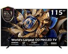 A TV TCL X955 MAX apresenta um painel QD Mini LED de 115 polegadas com uma taxa de atualização variável de 144 Hz (Fonte da imagem: TCL)