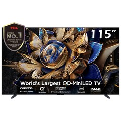 A TV TCL X955 MAX apresenta um painel QD Mini LED de 115 polegadas com uma taxa de atualização variável de 144 Hz (Fonte da imagem: TCL)