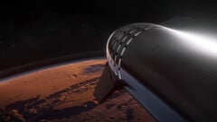 A primeira missão da Starship a Marte será em 2026 (Fonte da imagem: SpaceX)