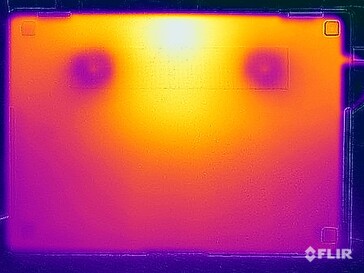 Teste de estresse de temperatura da superfície (parte inferior)