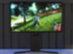 O novo painel de 1440p e 480 Hz da LG Display terá 27 polegadas de largura. (Fonte da imagem: LG via Display Daily - editado))