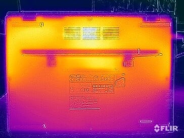 Teste de estresse de temperatura da superfície (parte inferior)