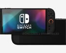 Renderizações vazadas do Nintendo Switch 2 revelam uma tela muito maior do que a do seu antecessor. (Fonte da imagem: 91Mobiles &amp; OnLeaks)