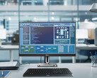 O mais recente monitor empresarial da Philips possui um sensor de presença e conectividade Thunderbolt 4 dupla. (Fonte da imagem: Philips)