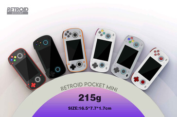 As cores antigas do Retroid Pocket Mini. (Fonte da imagem: Retroid)