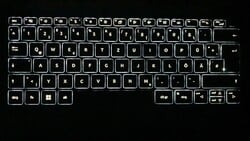 Iluminação do teclado em uma única etapa