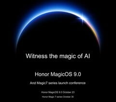 Honor A série Magic 7 e a data de lançamento do MagicOS 9.0 foram confirmadas oficialmente (Fonte da imagem: Weibo via Honor mobile phone)