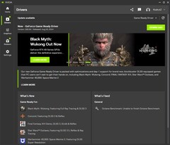 Nvidia GeForce Notas de atualização do Game Ready Driver 560.94 no aplicativo Nvidia (Fonte da imagem: Own)