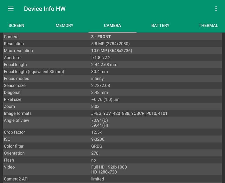 O Sony IMX564. (Fonte da imagem: Notebookcheck)