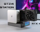 O dock Beelink EX eGPU se conecta a um slot PCIe 4.0 x8 de mini PCs compatíveis (Fonte da imagem: ETA Prime)